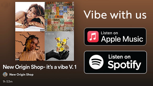 New Origin Shop - It's a Vibe V.1 now available on Apple Music and Spotify