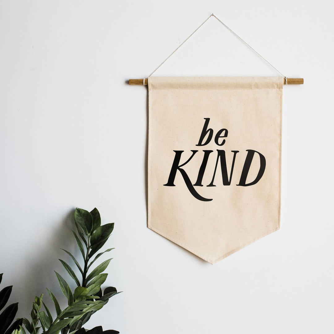 Gladfolk - Be Kind Canvas Banner
