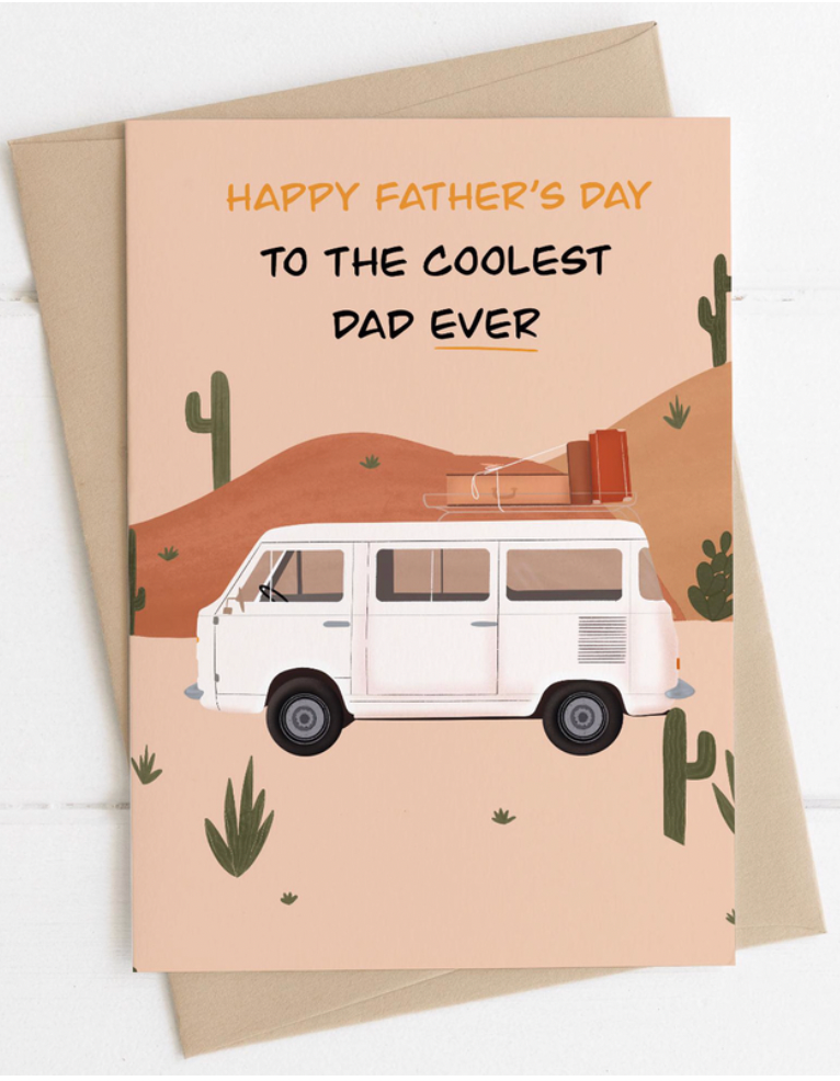 The Coolest Dad Ever Card
