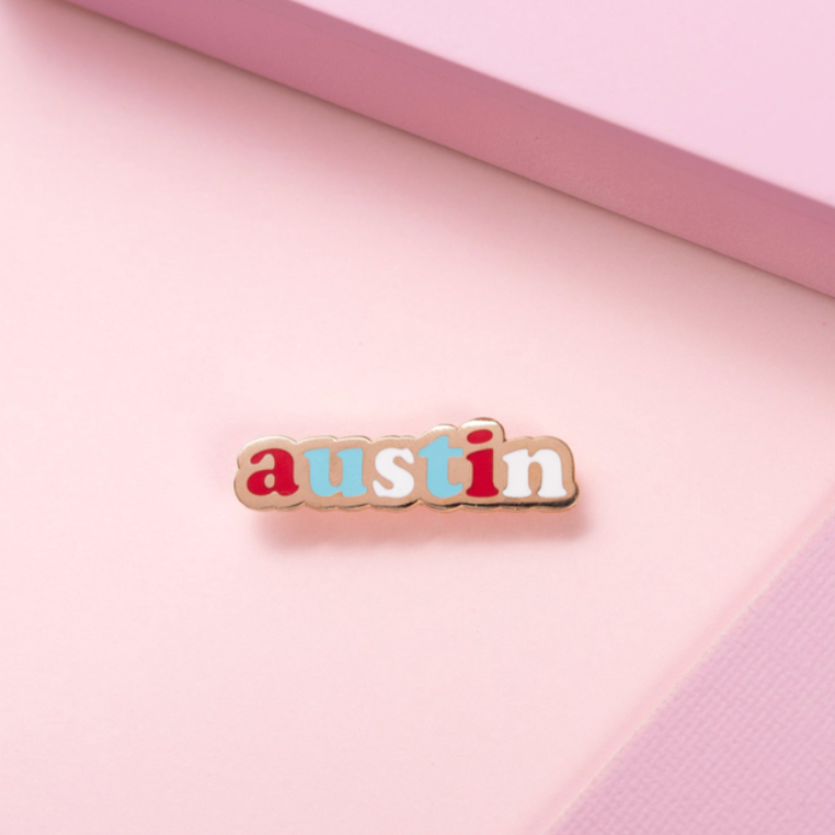Austin Enamel Pin