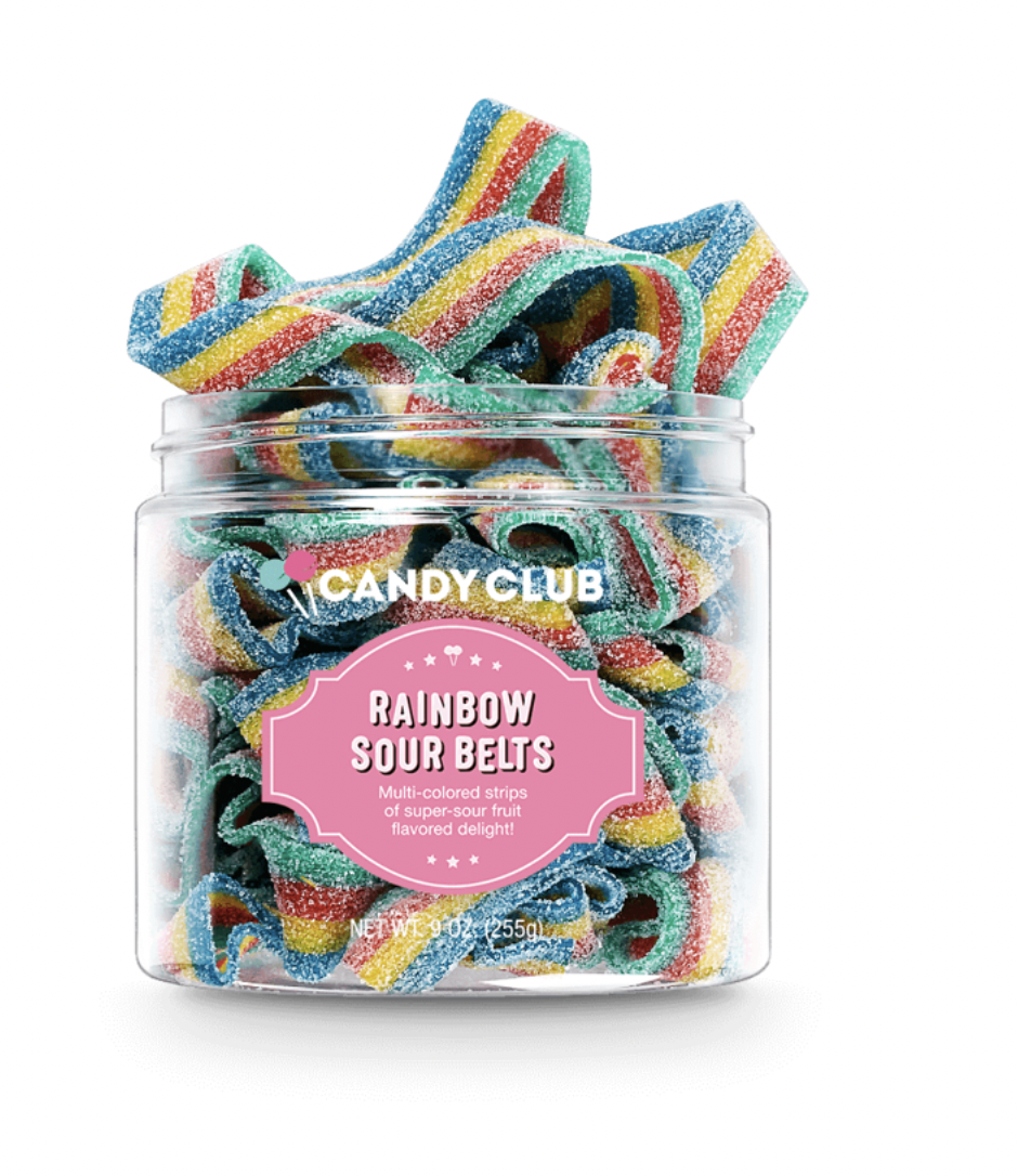 Rainbow Sour Belts - Large