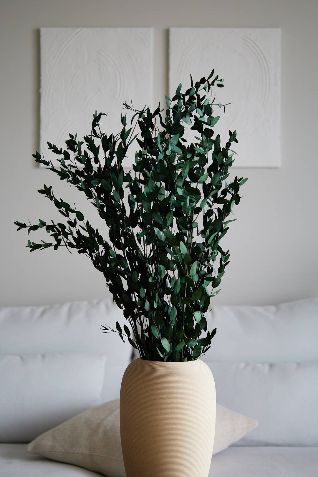 For Love Of Pampas - Preserved Small Leaf Eucalyptus in Green