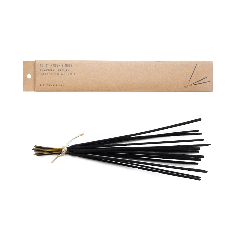 P.F. Candle Co. - Amber & Moss Incense - Pack of 15
