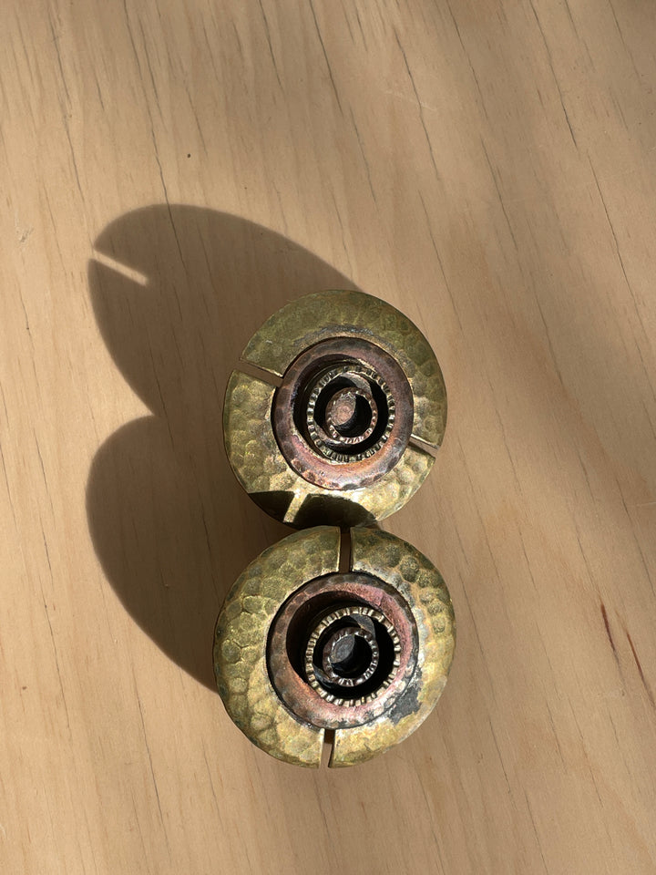 Earrings – Vintage Mixed Metal Style