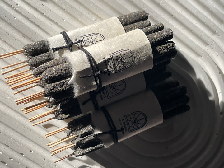 Hand rolled Black Copal Incense
