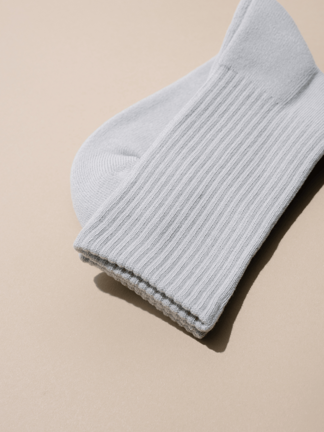 Crew Sock | Cotton Crew Sock | One Size | Assorted: Bone