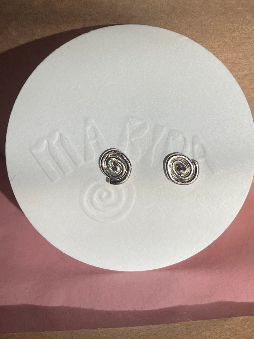 Mini Inward Studs: Sterling Silver