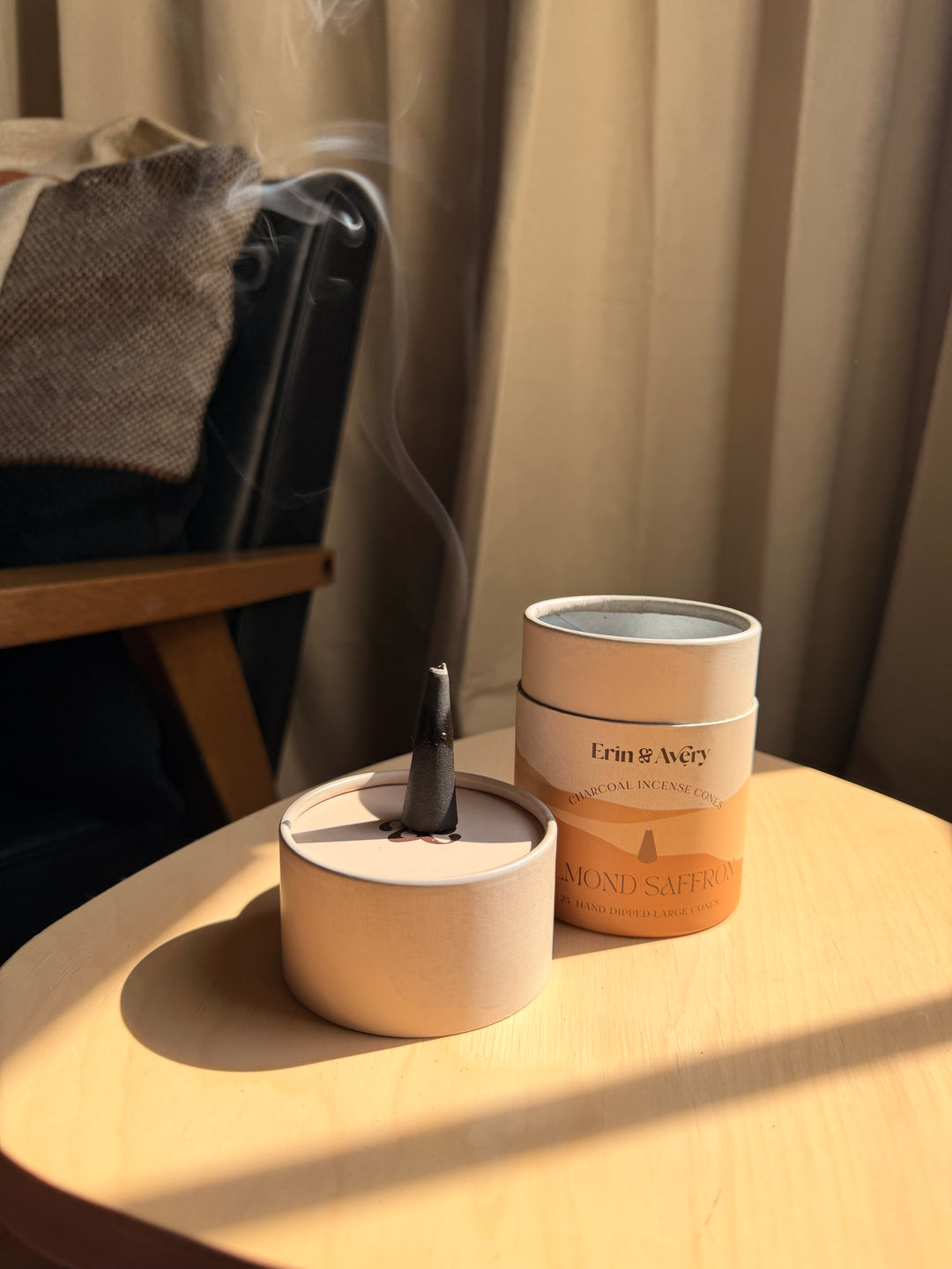 Almond Saffron Incense Cones