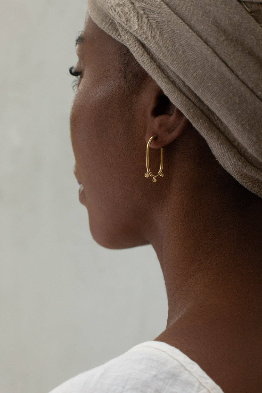 handcrafted brass earrings austin gift ideas, gifts for her