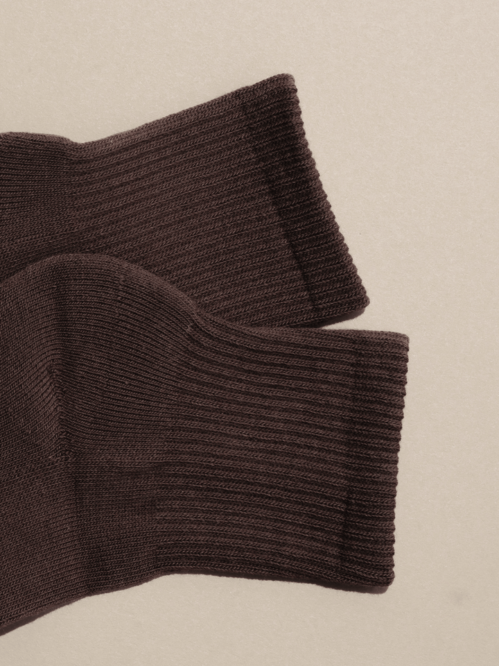 Ankle Sock | Cotton Ankle Socks | One Size | Assorted: Brick