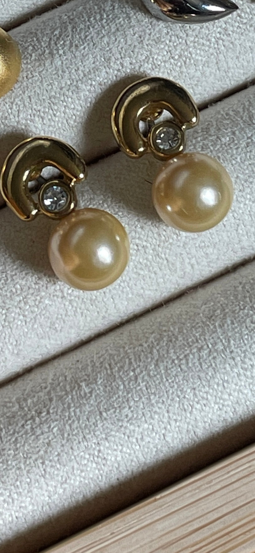 Pearl Duo Stud Earrings
