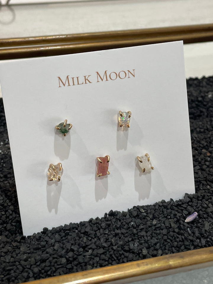 Pink/Green Gemstone Mix and Match Set