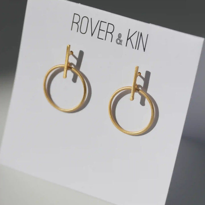 Luxe Gold Outline Earrings