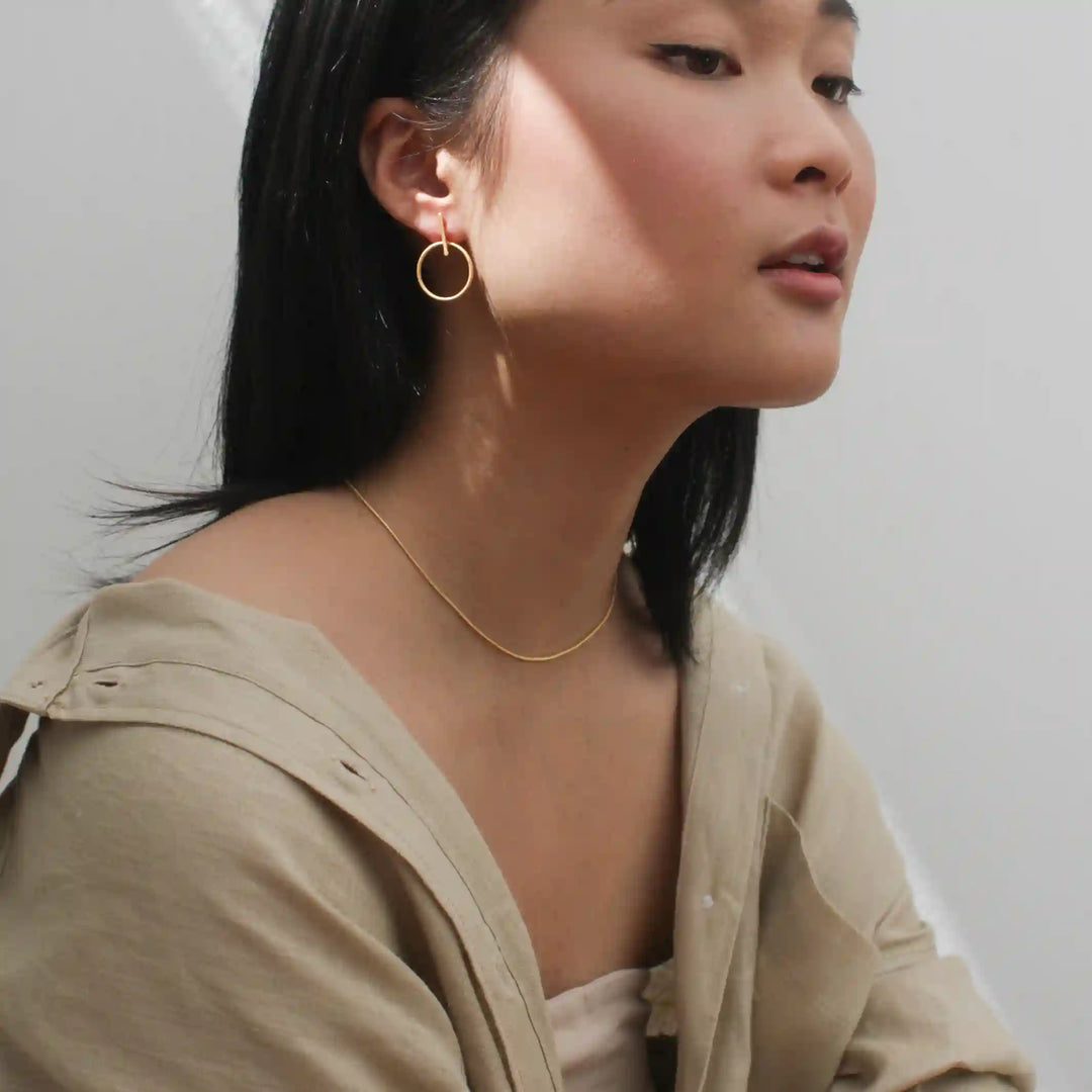 Luxe Gold Outline Earrings
