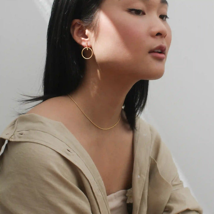 Luxe Gold Outline Earrings