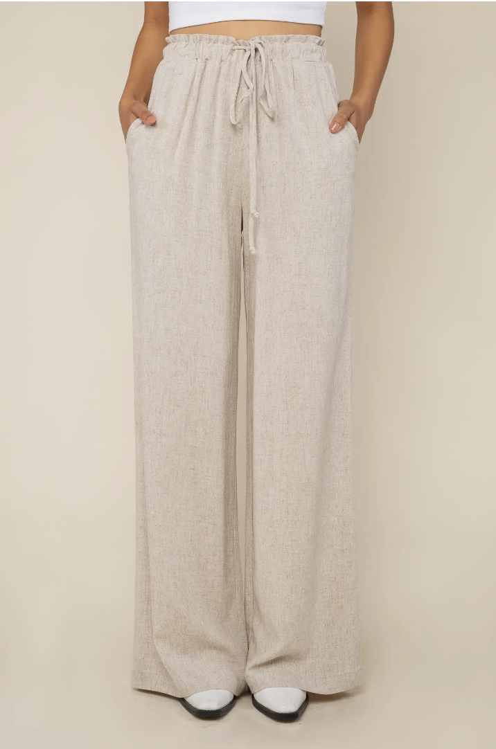 austin shop linen pant with pockets