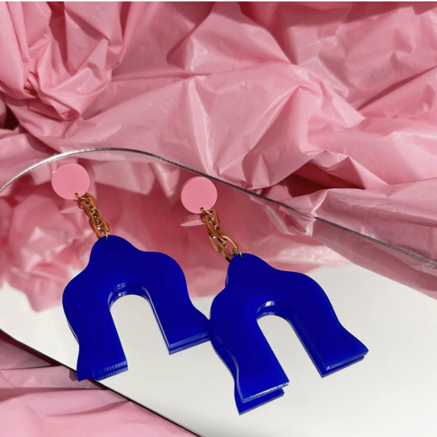 FLOURISH Chain Dangles | Blue