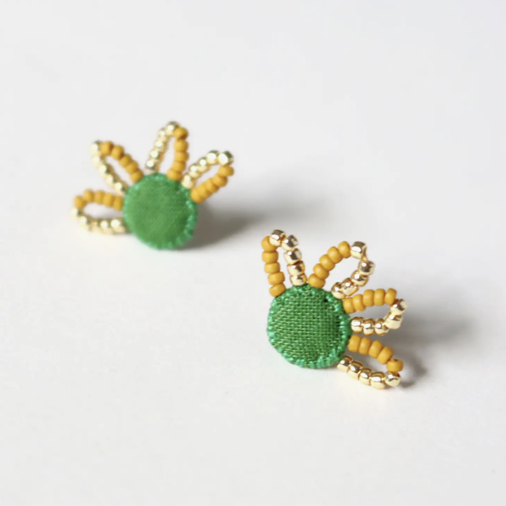 ashdel - Bloom Studs (Green)