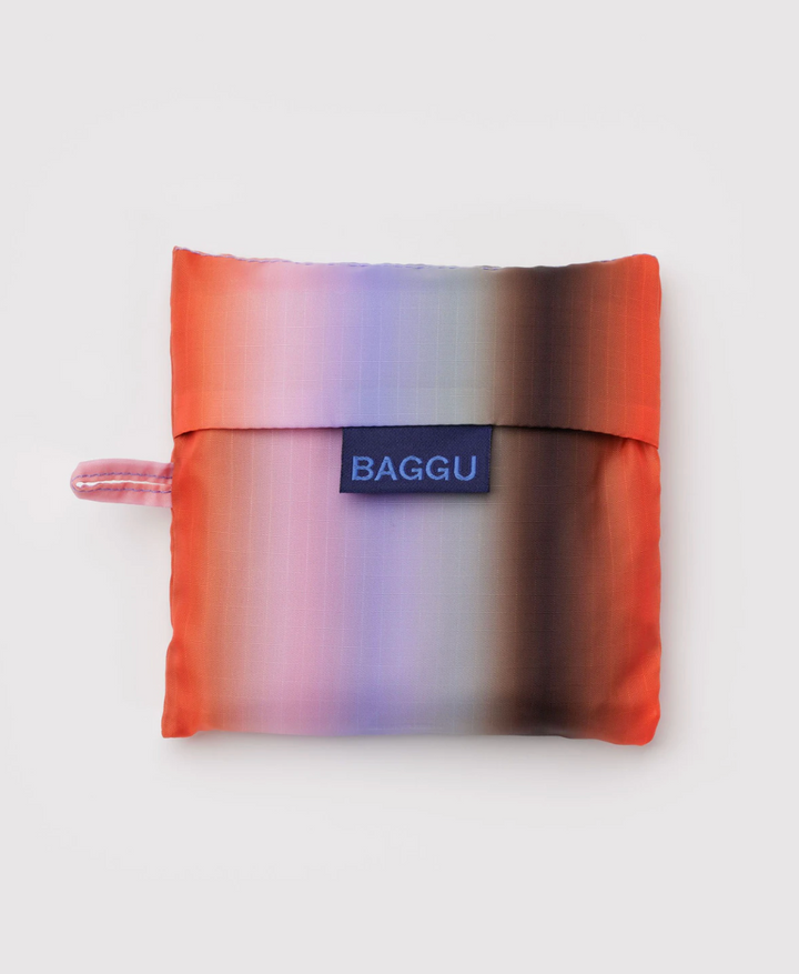folded in case standard baggu bag Gradient Stripe Poppy &amp; Lilac
