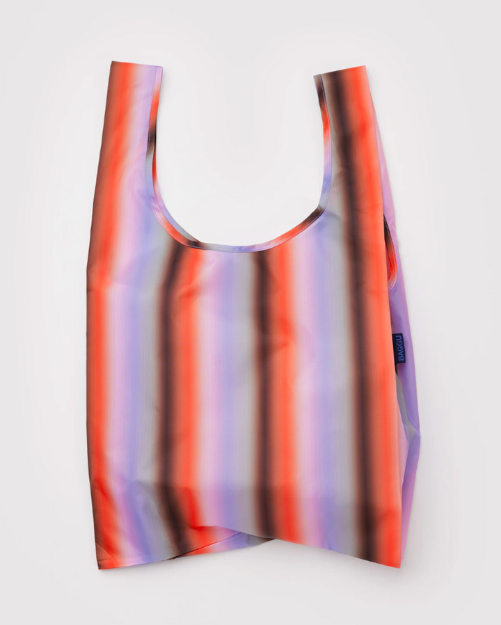Standard Baggu Gradient Stripe Poppy &amp; Lilac