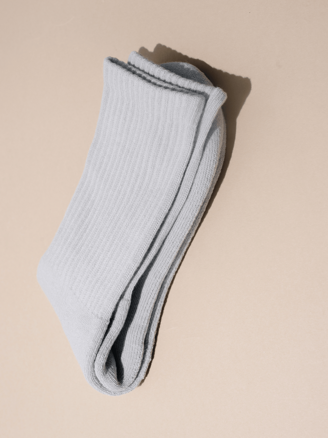 Crew Sock | Cotton Crew Sock | One Size | Assorted: Bone