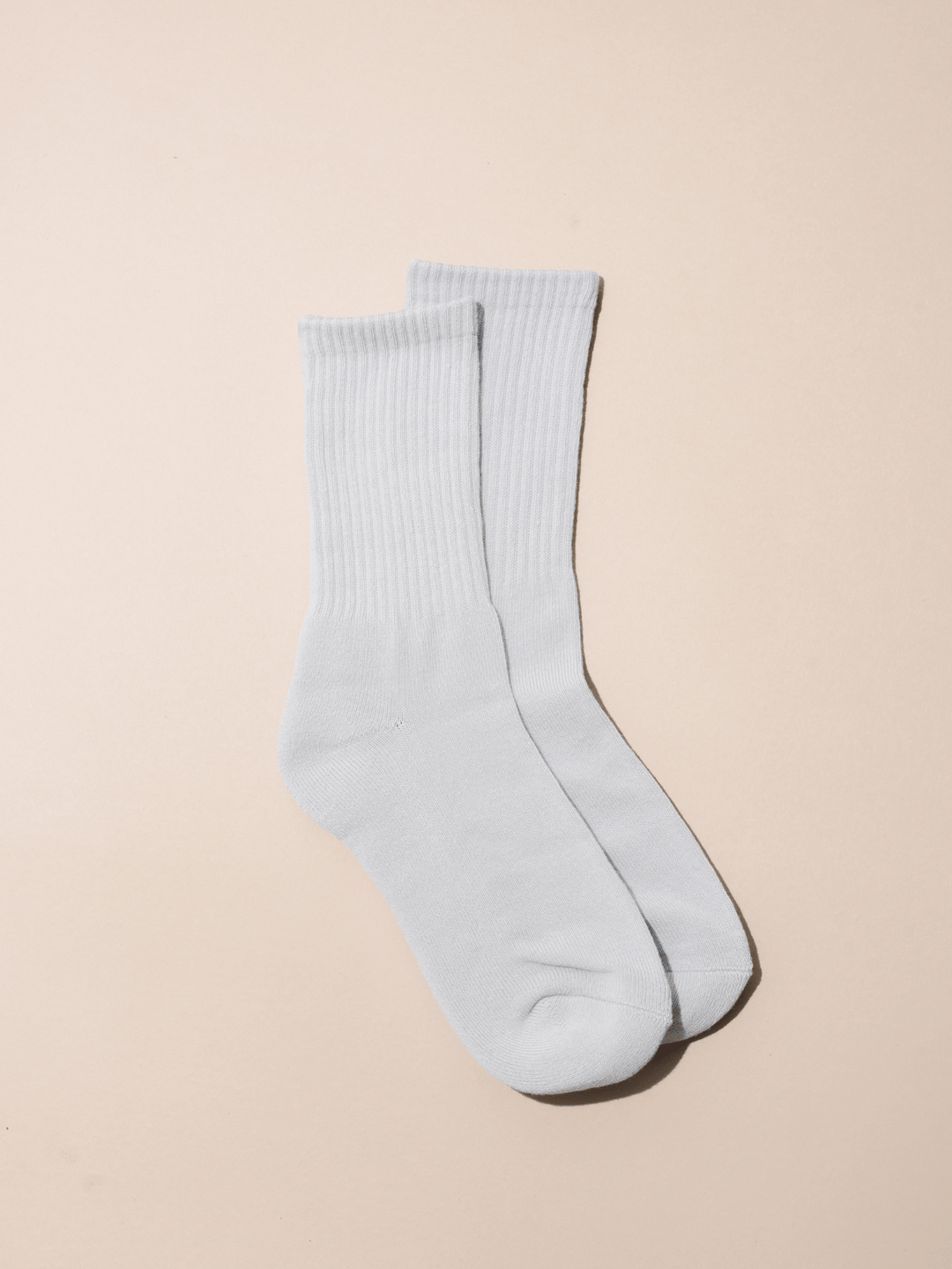 Crew Sock | Cotton Crew Sock | One Size | Assorted: Bone