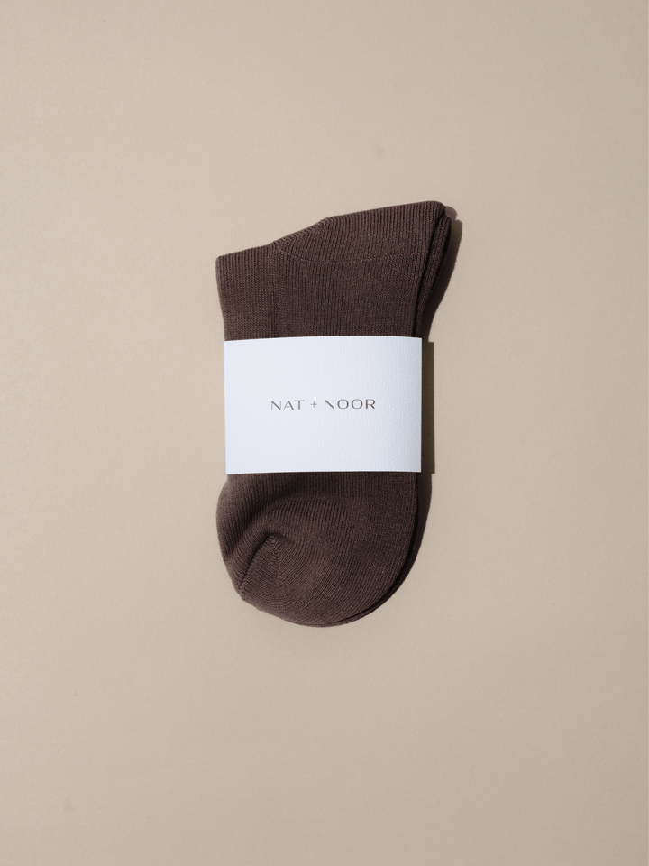 Ankle Sock | Cotton Ankle Socks | One Size | Assorted: Brick