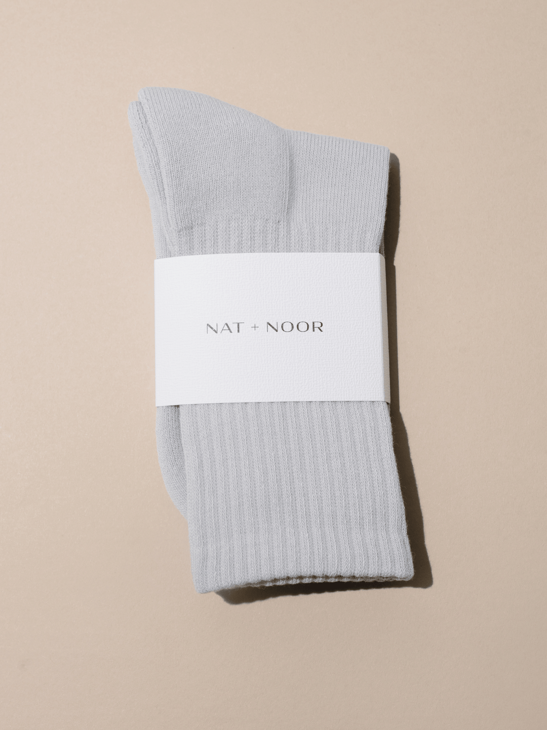 Crew Sock | Cotton Crew Sock | One Size | Assorted: Bone