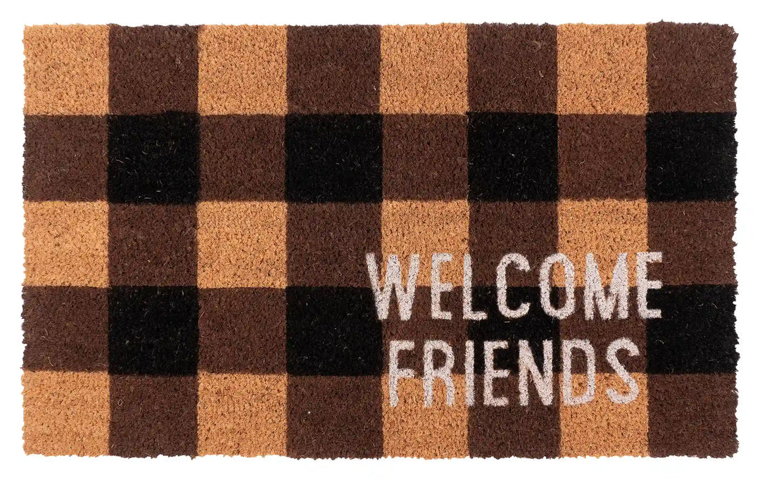 KAF Home - 17" x 30" Coir Mat - Welcome Friends