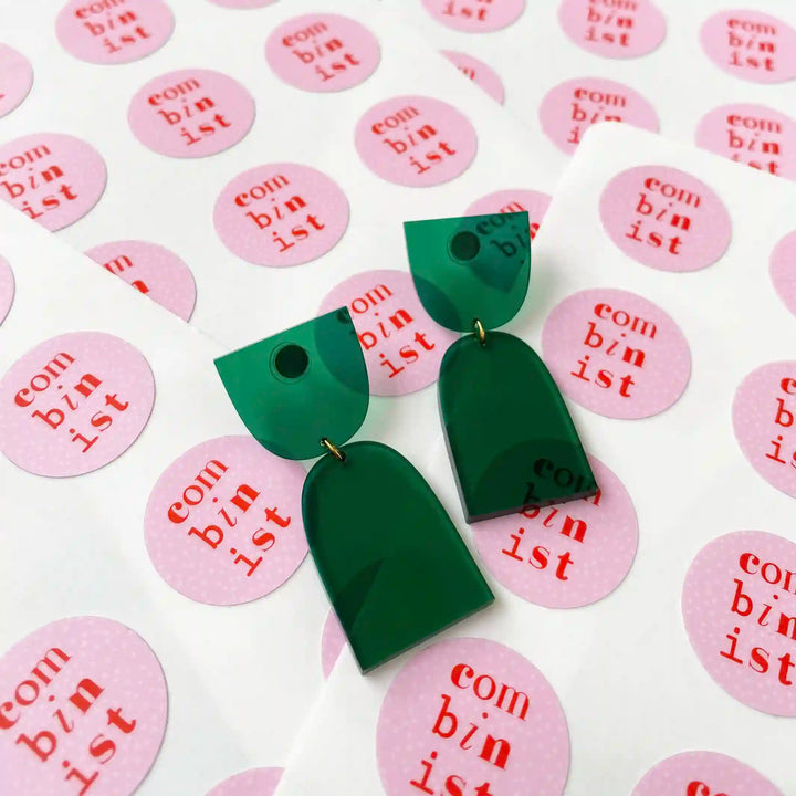 Emerald Cinch Earrings