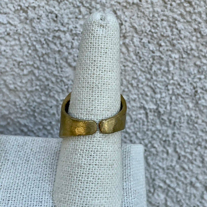 Willow Brass Statement Ring