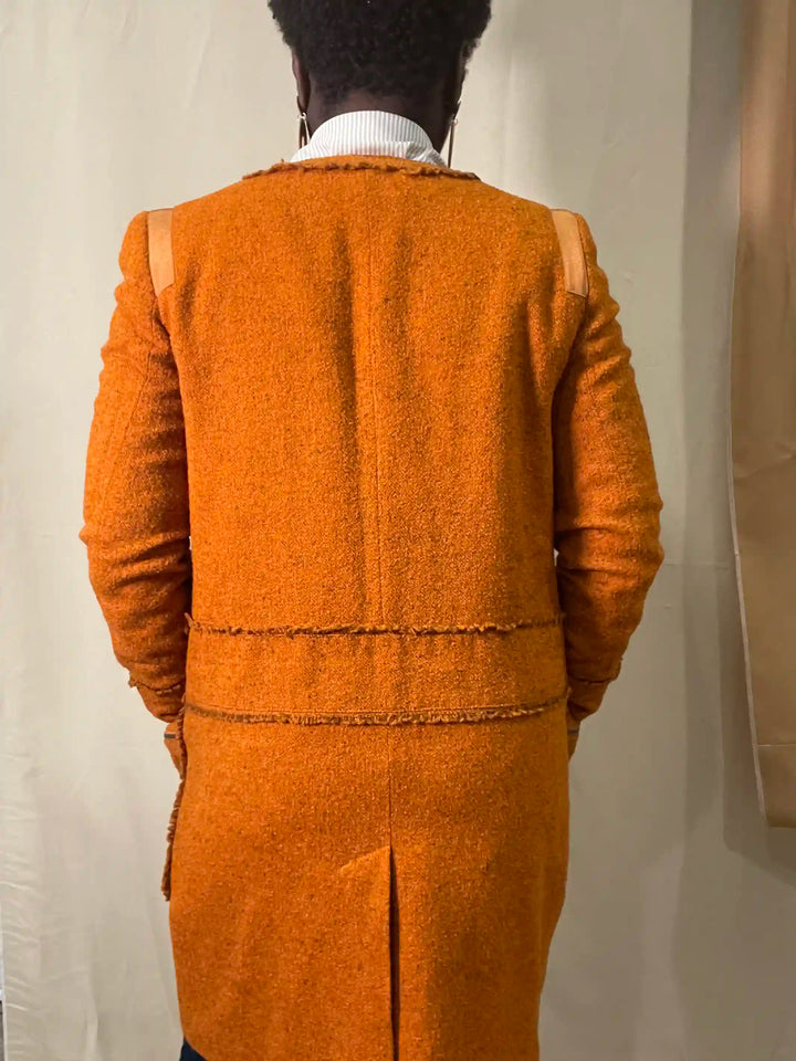 Long sleeve Car Coat | Classic Tweed Jacket