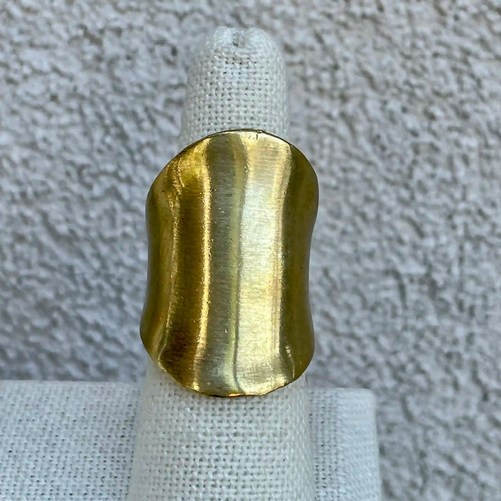 Tabby Brass Statement Ring