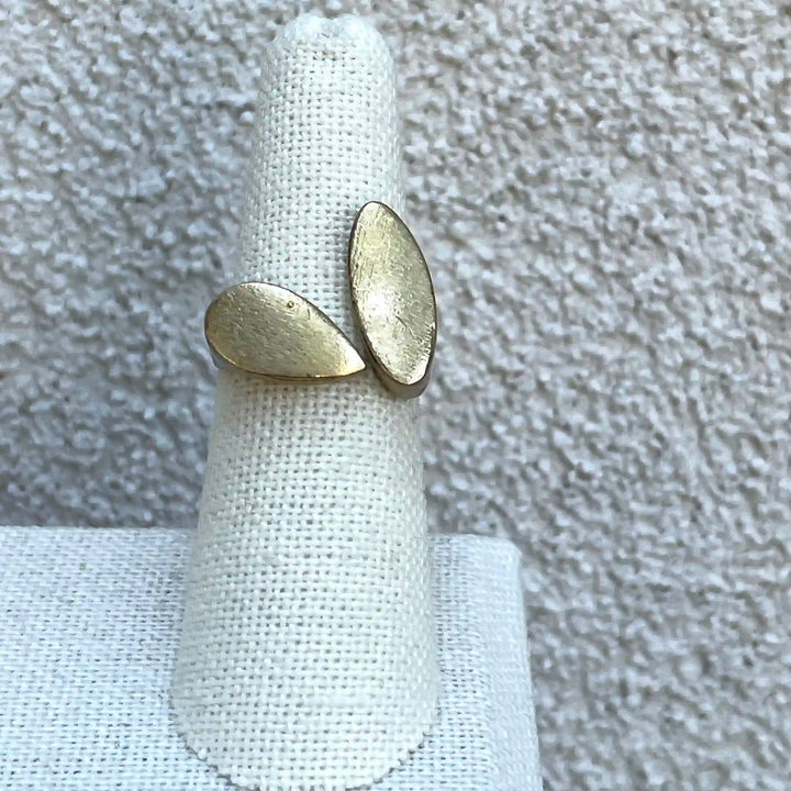 Node Adjustable Brass Ring