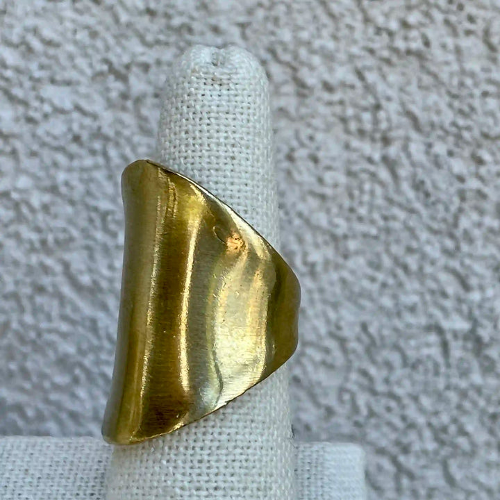 Tabby Brass Statement Ring