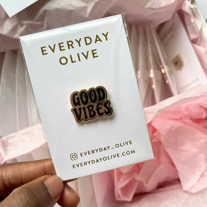 Everyday Olive Enamel Pins