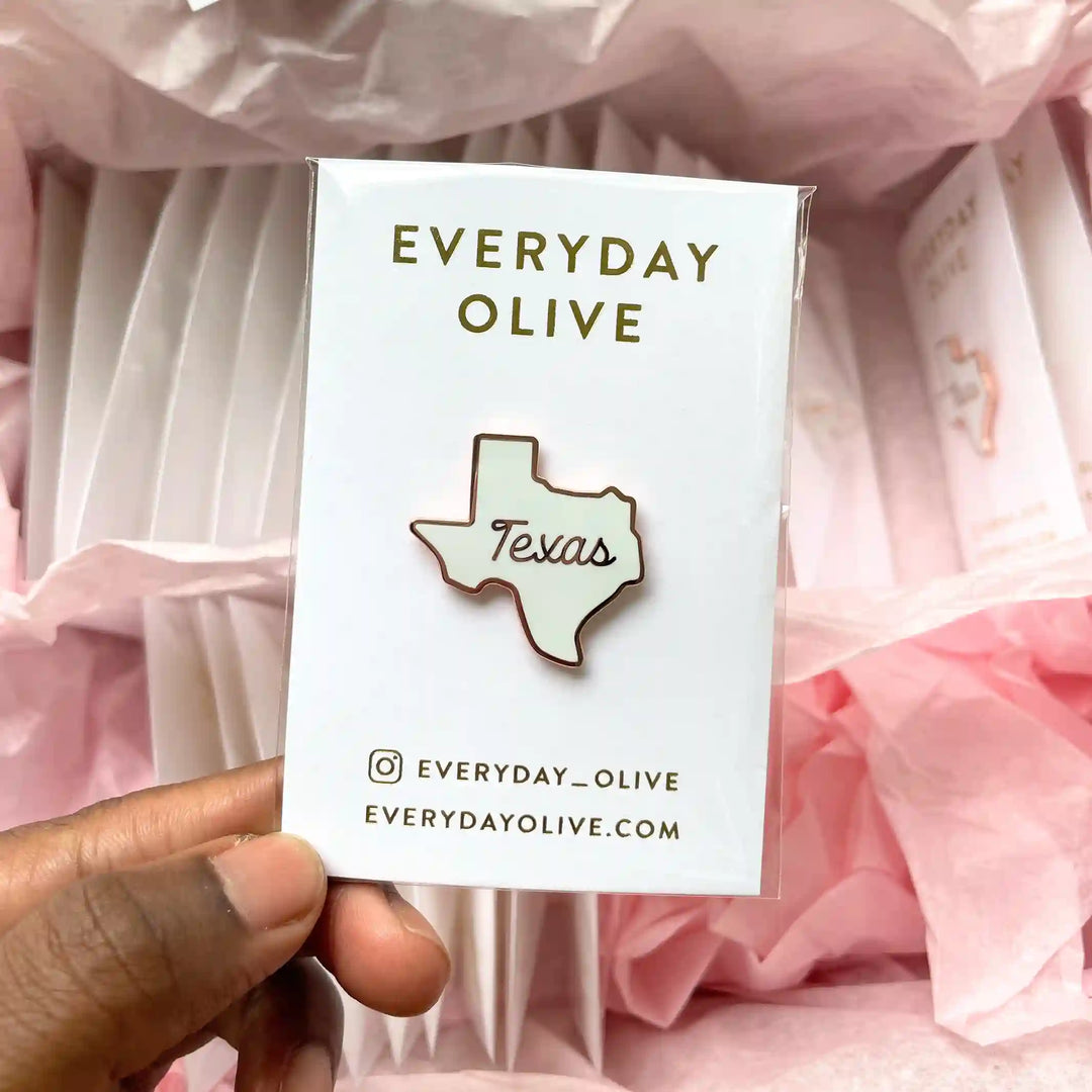 Everyday Olive Enamel Pins