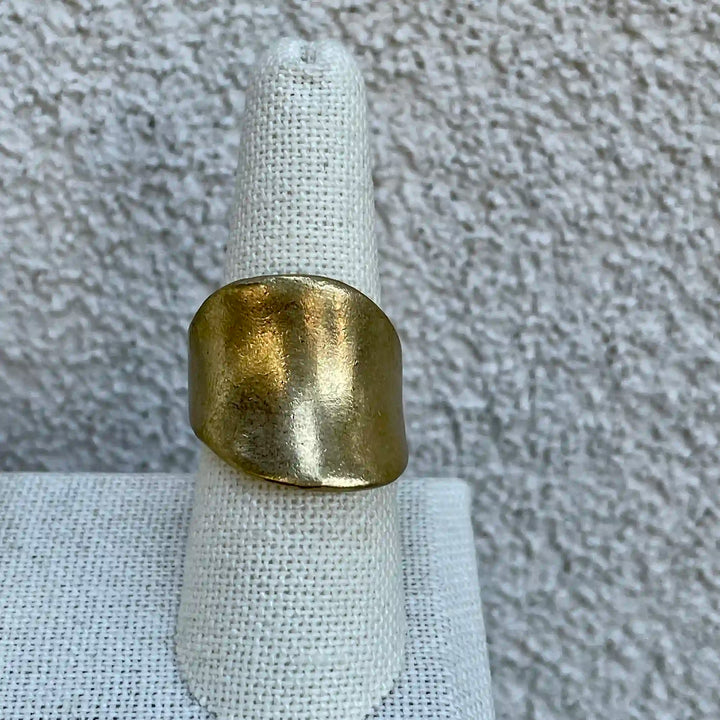 Willow Brass Statement Ring