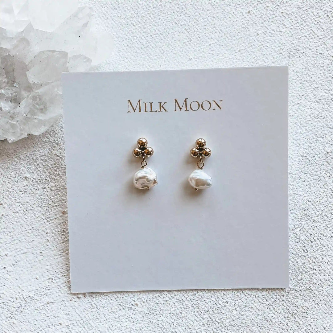 Pearl Dot Studs