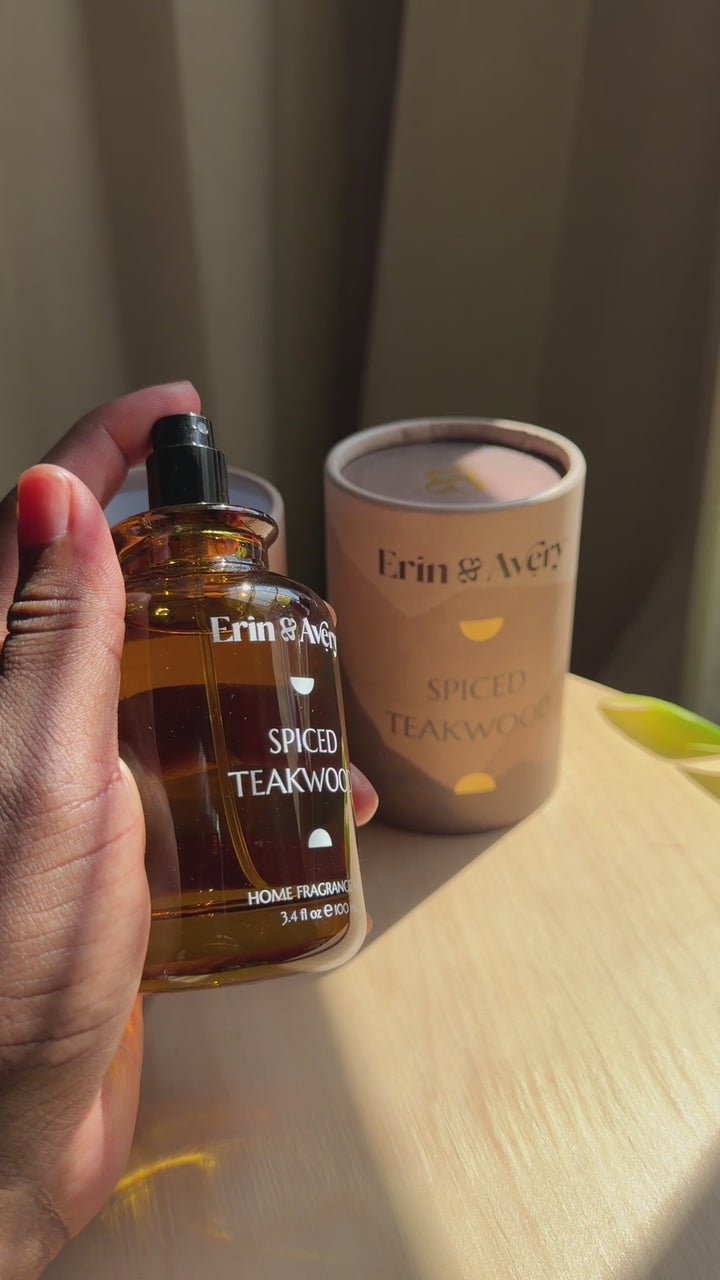 Spiced Teakwood Home &amp; Linen Fragrance Mist