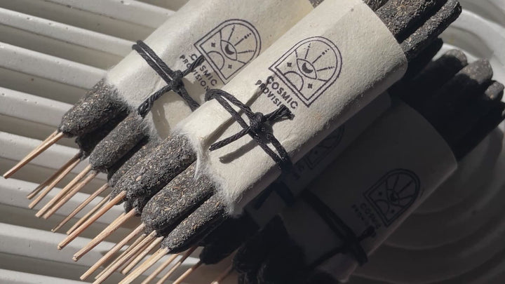 Hand rolled Black Copal Incense