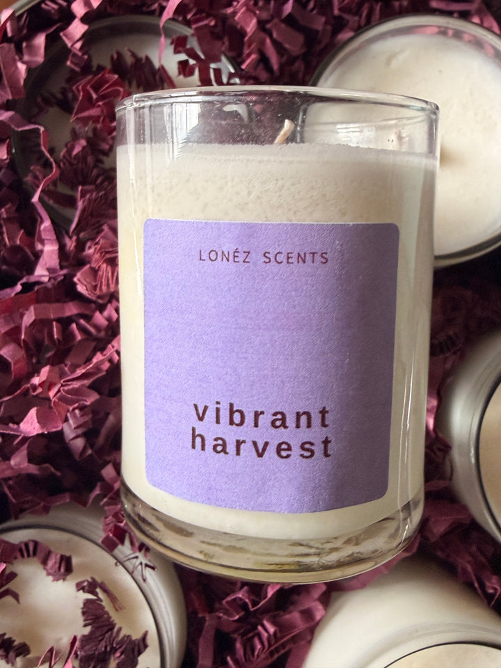 vibrant harvest votive photo