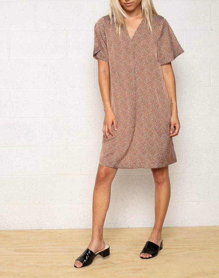 NLT - Prairie Dress Satin Dress Austin Boutique