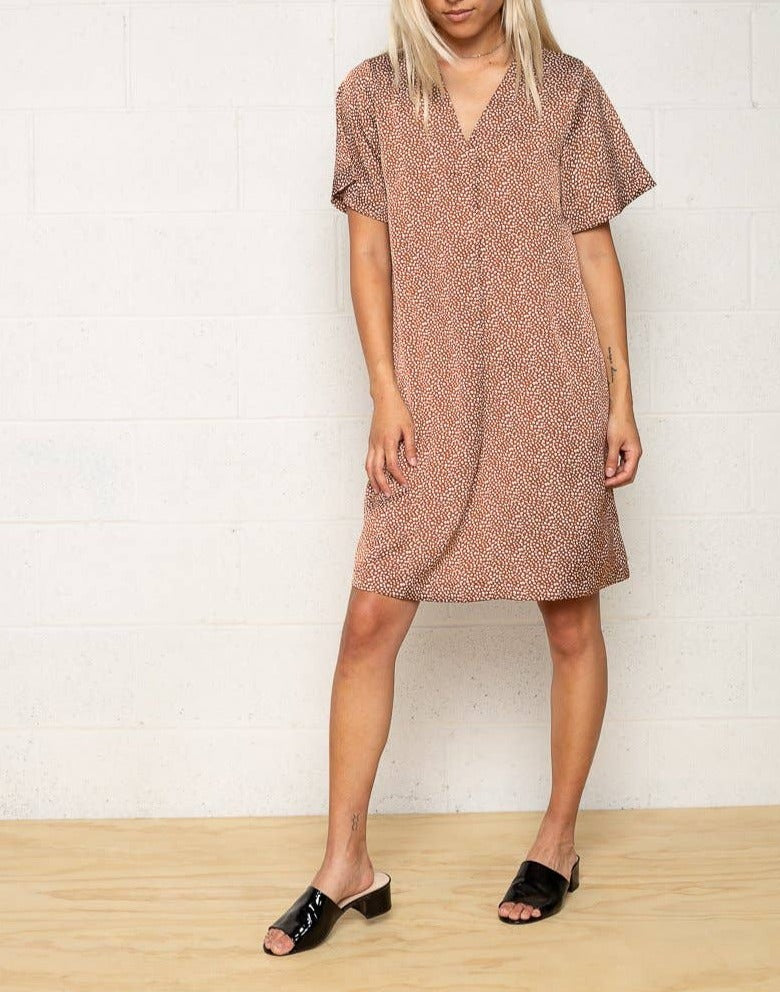 NLT - Prairie Dress Satin Dress Austin Boutique