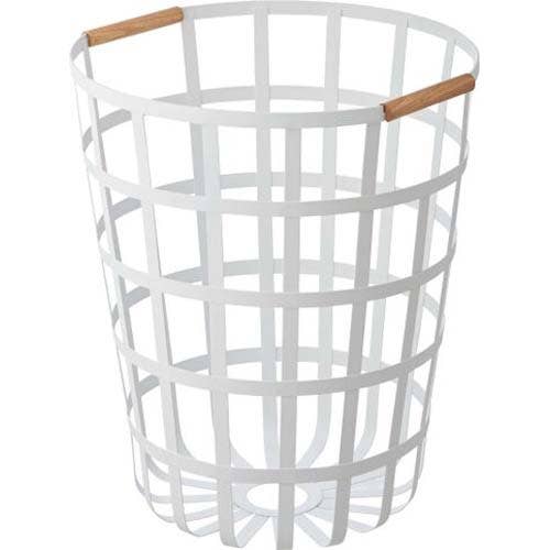 Round Laundry Basket White