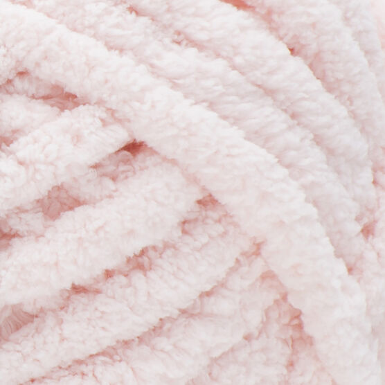 Blush Pink Austin small business crochet soft blanket