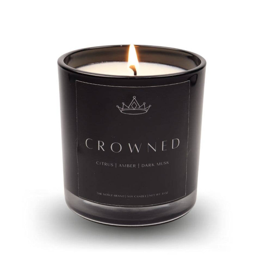 Crowned Soy Candle: 8 oz The noble brand black women owned candle 