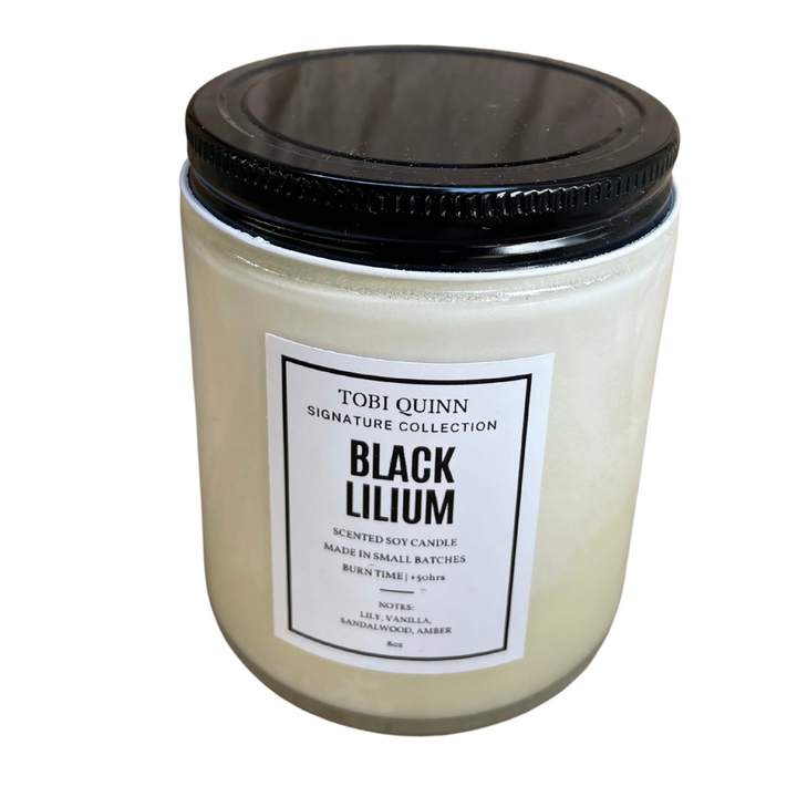 Black Lilium Soy Candle