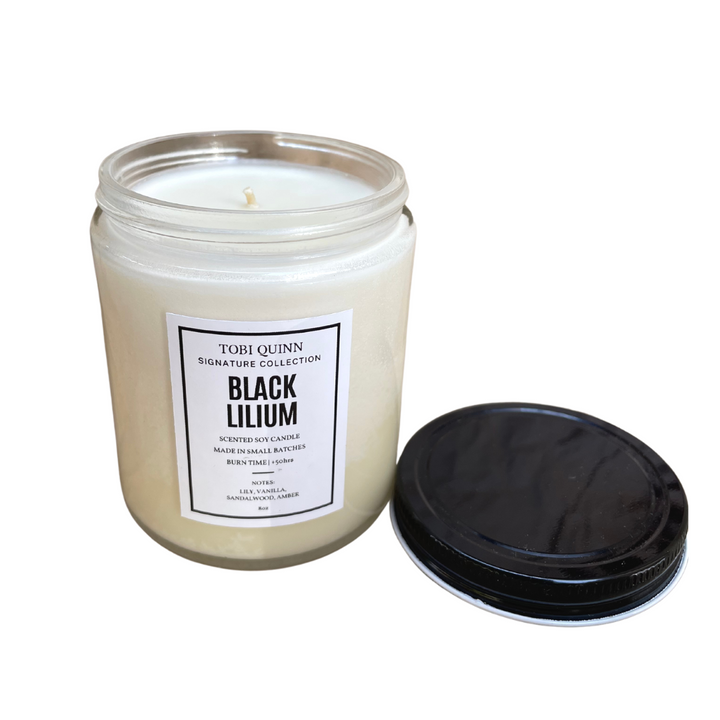 Black Lilium Soy Candle