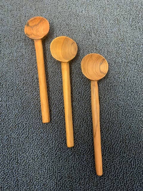  Plain Wooden Coffee Scoop or Spoon-Harkiss Designs